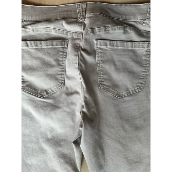 Democracy Absolution Pants Womens Petite 10P Beige Khaki Straight Leg - Picture 4 of 6